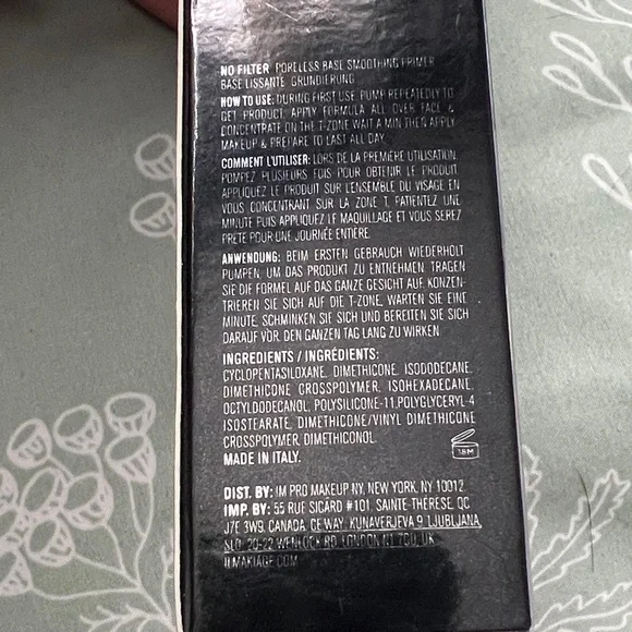IL MAKIAGE No Filter Primer - Sleek bottle Packaging - Picture 5 of 6